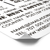 Poster Icône café, Barista, Café, Café, Café (Coin)