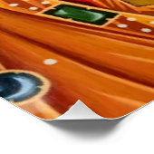 Poster Icône chrétienne orthodoxe de Saint-Zachée (Coin)