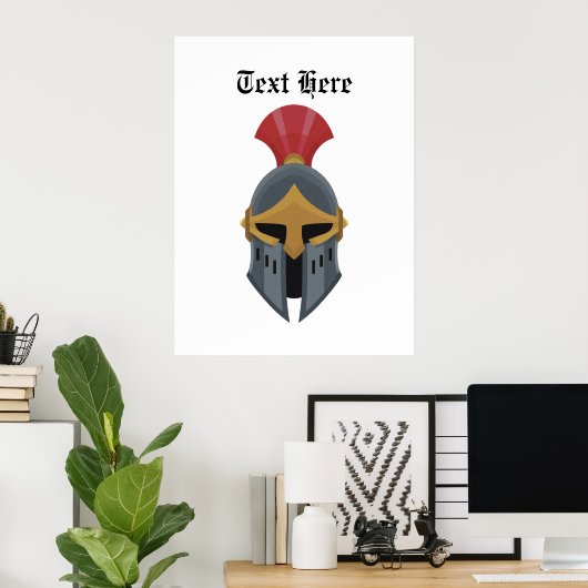 Poster Icône de guerrier (Bureau à domicile)