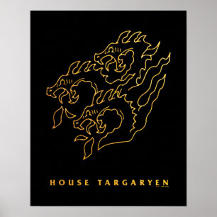 Poster Icône de la maison Targaryen