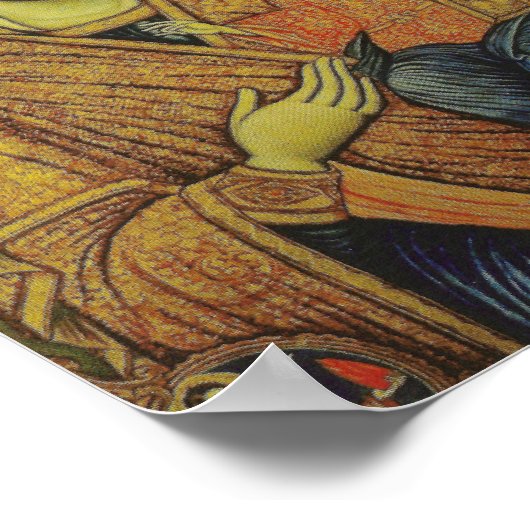 Poster Icône de la Vierge Marie (Coin)