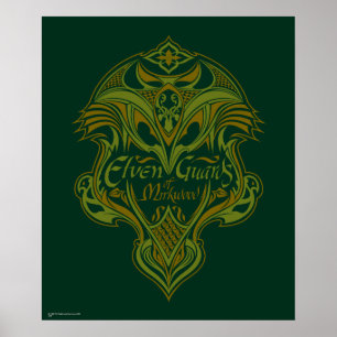 Poster Icône des gardes elfes de Mirkwood Shield