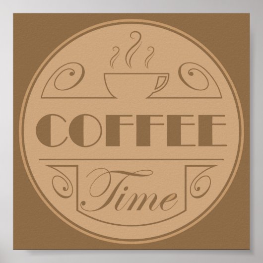 Poster Icône du café (Devant)