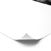 Poster Icône Fitness Femme - Vue frontale Barbell Squat (Coin)