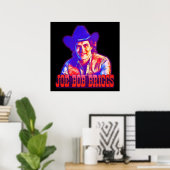 Poster icône Joe Bob Briggs Horreur (Bureau à domicile)