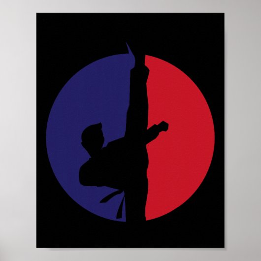 Poster Icône Karate (Devant)