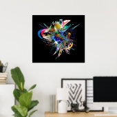 Poster Icône Montage indéfinissable 1 (Bureau à domicile)