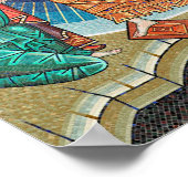 Poster Icône mosaïque russe (Coin)