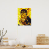 Poster Icône Notre Dame de Vladimir Vierge Marie (Cuisine)