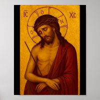Icône orthodoxe byzantine de Jésus-Christ le