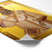 Poster icône orthodoxe de Saint Nicolas serbe (Coin)