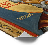 Poster Icône religieuse orthodoxe, un Saint (Coin)