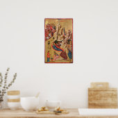 Poster Icône représentant la Nativité (Cuisine)