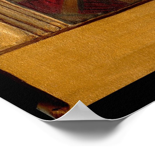 Poster Icône Sainte Catherine Art gothique Imprimer (Coin)