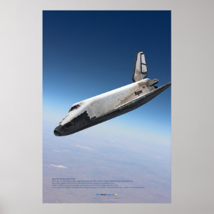 Poster Icône spatiale soviétique : rentrée de Bourane
