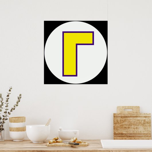Poster Icône Waluigi (Cuisine)