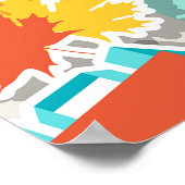 Poster Icônes d'équipement scolaire (Coin)