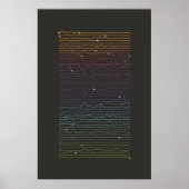 Poster Iconographie Données Art - Ridges (Devant)