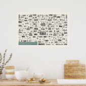 Poster Iconographie - Figures des sciences navales (Cuisine)