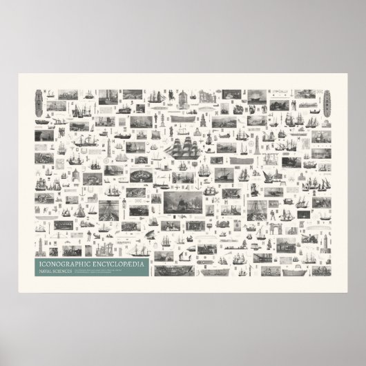 Poster Iconographie - Figures des sciences navales (Devant)