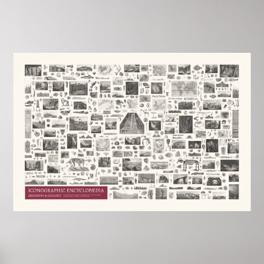 Poster Iconographie - Géognosie et géologie (Devant)