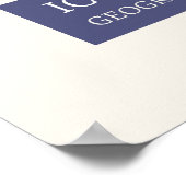 Poster Iconographie - Géographie & Planographie (Coin)