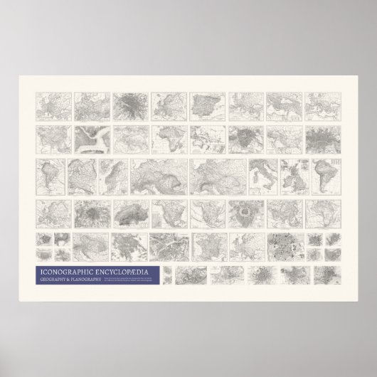 Poster Iconographie - Géographie & Planographie (Devant)
