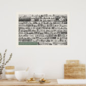 Poster Iconographie - Scènes d'architecture (Cuisine)