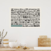 Poster Iconography - Naval Sciences Scenes (Cuisine)