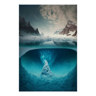 Poster Icy Mountain View