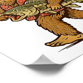 Poster I'd Rather Be Fishing Bigfoot  (Coin)