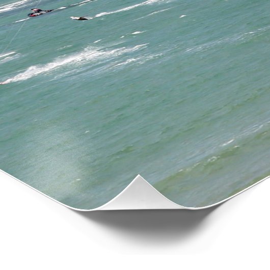 Poster I'd rather be kite boarding (Coin)