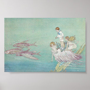 Poster Ida Rentoul Imprimer - Poissons