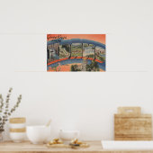 Poster Idaho (Capitale Nationale/Fleur) - Grande Lettre (Cuisine)