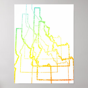Poster idaho chill flou