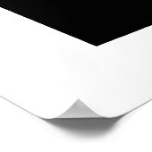 Poster Idaho en noir (Coin)