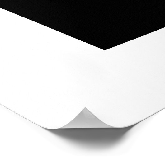 Poster Idaho en noir (Coin)