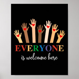 Poster Idaho Enseignant Tout Le Monde Bienvenue Ici