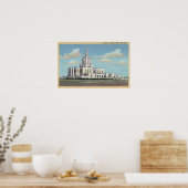 Poster Idaho Falls, ID - Mormon Temple View (Cuisine)