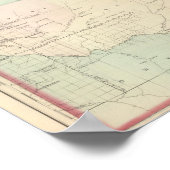 Poster Idaho, partie occidentale du Montana (Coin)