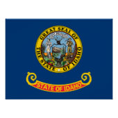 Poster Idaho State Flag (Devant)