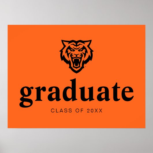 Poster Idaho State University Bengals Spirit Design (Devant)