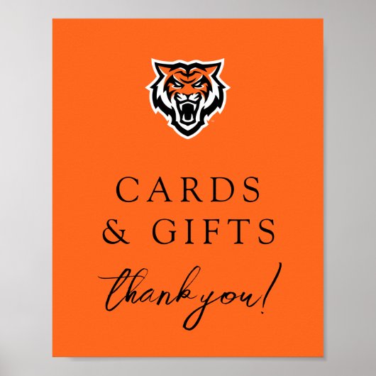 Poster Idaho State University Bengals Spirit Design (Devant)