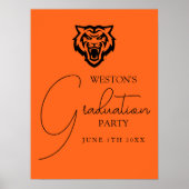 Poster Idaho State University Bengals Spirit Design (Devant)