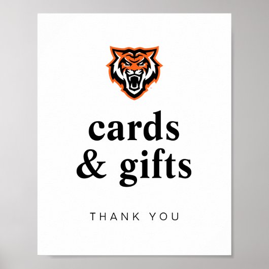Poster Idaho State University Bengals Spirit Design (Devant)