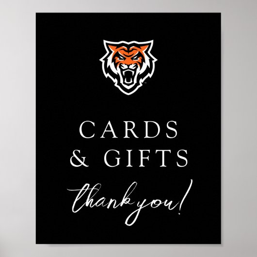 Poster Idaho State University Bengals Spirit Design (Devant)
