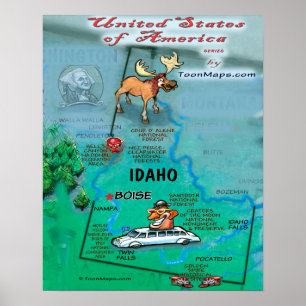 Poster Idaho USA
