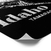 Poster Idaho vintage Tamarack Ski Tee (Coin)