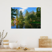 Poster Idéal de l'étang d'automne (Cuisine)