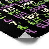 Poster Idéal Halloween Manger Candy Costume Garçons Fille (Coin)